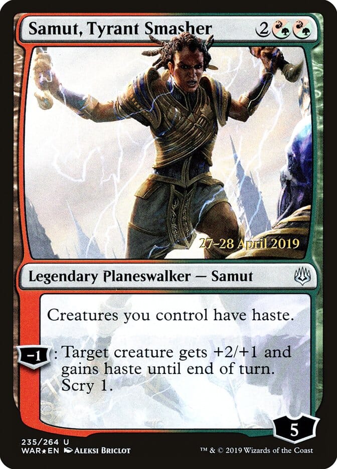 Samut, Tyrant Smasher [War of the Spark Prerelease Promos] MTG Single Magic: The Gathering  | Multizone: Comics And Games