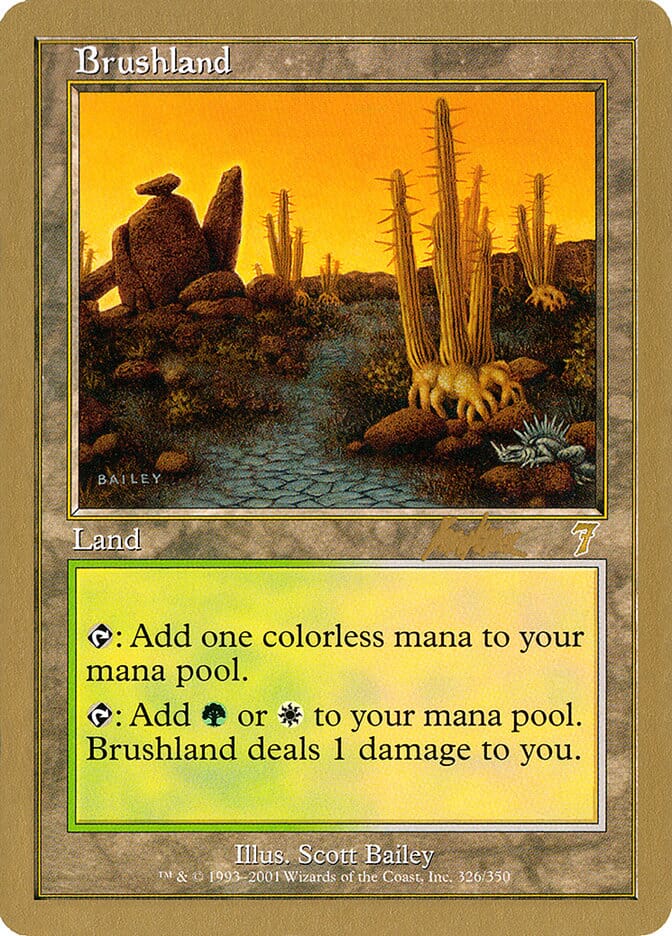 Brushland (Brian Kibler) [World Championship Decks 2002] MTG Single Magic: The Gathering  | Multizone: Comics And Games