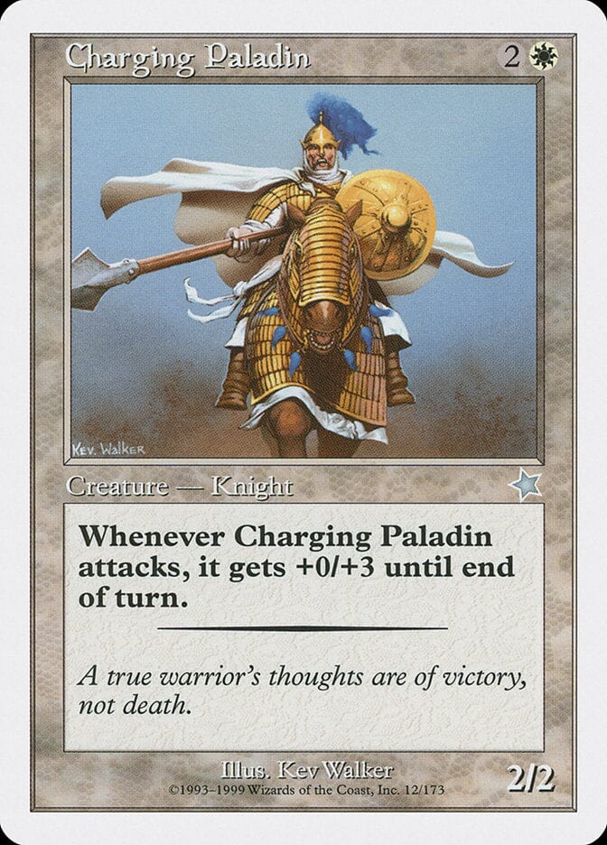 Charging Paladin [Starter 1999] MTG Single Magic: The Gathering  | Multizone: Comics And Games