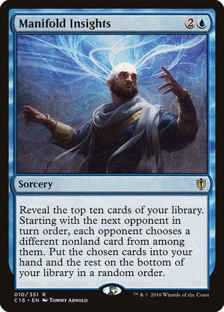 Manifold Insights [Commander 2016] MTG Single Magic: The Gathering  | Multizone: Comics And Games
