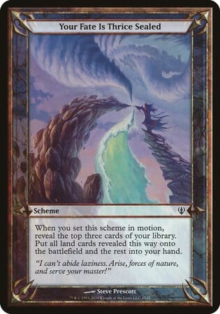 Your Fate Is Thrice Sealed (Archenemy) [Archenemy Schemes] MTG Single Magic: The Gathering  | Multizone: Comics And Games
