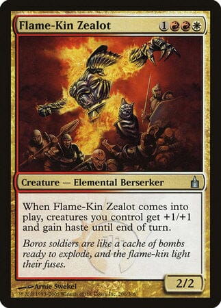 Flame-Kin Zealot [Ravnica: City of Guilds] MTG Single Magic: The Gathering  | Multizone: Comics And Games