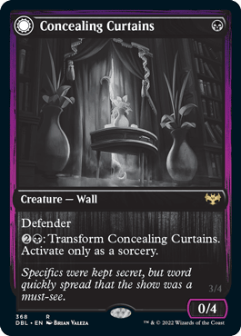 Concealing Curtains // Revealing Eye [Innistrad: Double Feature] MTG Single Magic: The Gathering  | Multizone: Comics And Games