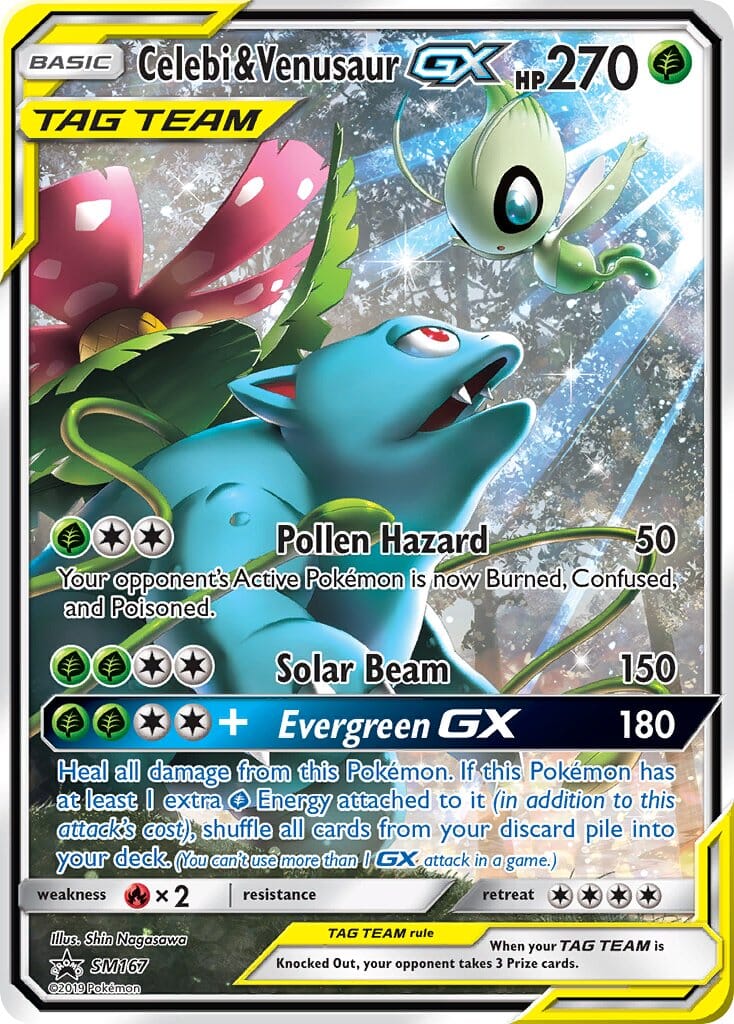 Celebi & Venusaur GX (SM167) [Sun & Moon: Black Star Promos] Pokemon Single Pokémon  | Multizone: Comics And Games