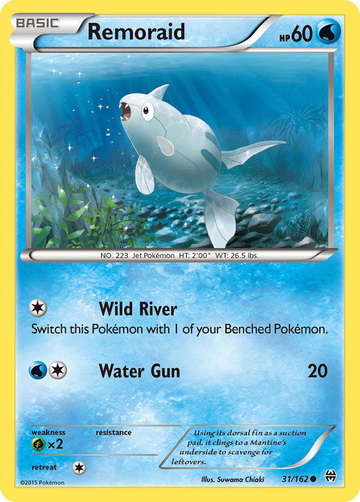 Remoraid (31/162) [XY: BREAKthrough] Pokemon Single Pokémon  | Multizone: Comics And Games