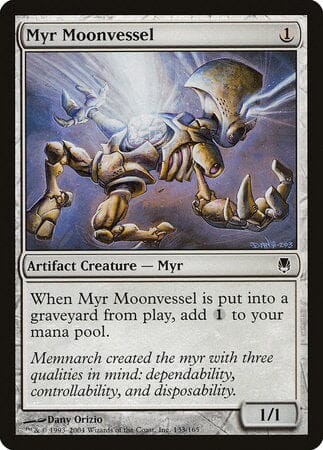 Myr Moonvessel [Darksteel] MTG Single Magic: The Gathering  | Multizone: Comics And Games