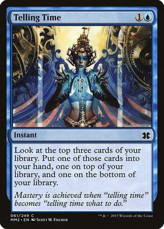 Telling Time [Modern Masters 2015] MTG Single Magic: The Gathering  | Multizone: Comics And Games
