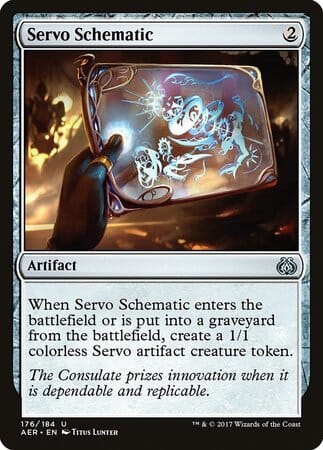 Servo Schematic [Aether Revolt] MTG Single Magic: The Gathering  | Multizone: Comics And Games