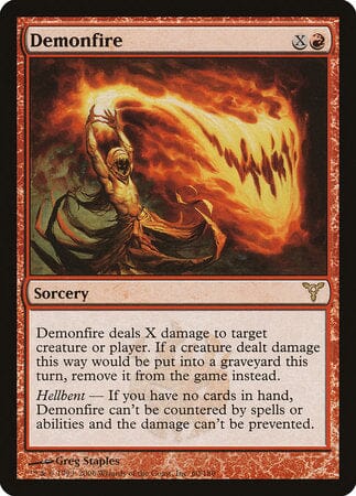 Demonfire [Dissension] MTG Single Magic: The Gathering  | Multizone: Comics And Games