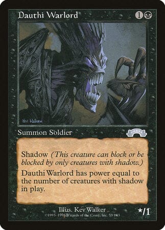 Dauthi Warlord [Exodus] MTG Single Magic: The Gathering  | Multizone: Comics And Games