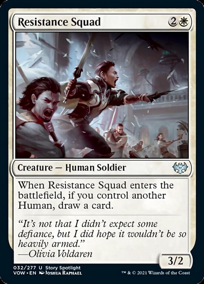 Resistance Squad [Innistrad: Crimson Vow] MTG Single Magic: The Gathering  | Multizone: Comics And Games