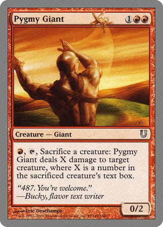 Pygmy Giant [Unhinged] MTG Single Magic: The Gathering  | Multizone: Comics And Games