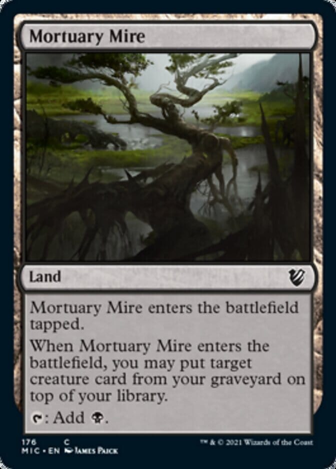 Mortuary Mire [Innistrad: Midnight Hunt Commander] MTG Single Magic: The Gathering  | Multizone: Comics And Games