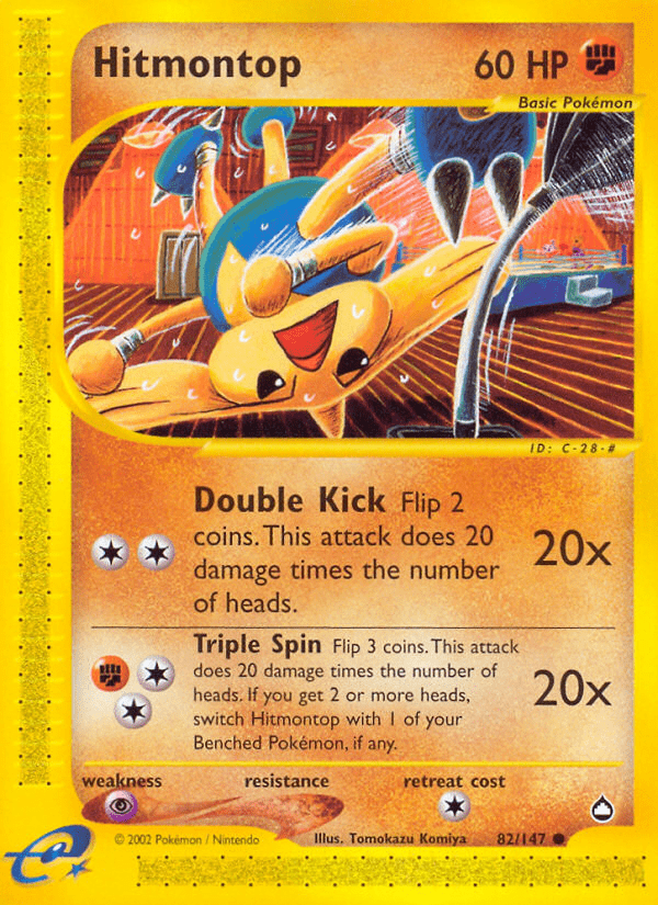 Hitmontop (82/147) [Aquapolis] Pokemon Single Pokémon  | Multizone: Comics And Games