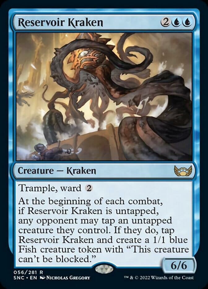 Reservoir Kraken [Streets of New Capenna] MTG Single Magic: The Gathering  | Multizone: Comics And Games