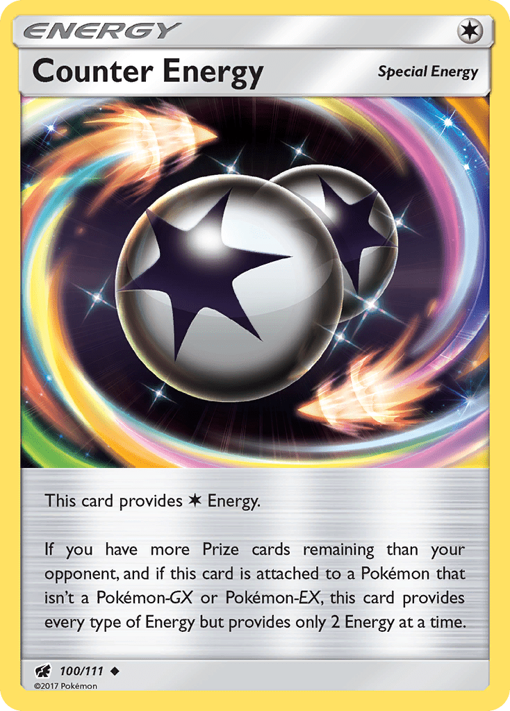 Counter Energy (100/111) [Sun & Moon: Crimson Invasion] Pokemon Single Pokémon  | Multizone: Comics And Games