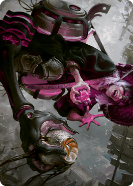 Undercity Scrounger Art Card [Kamigawa: Neon Dynasty Art Series] MTG Single Magic: The Gathering  | Multizone: Comics And Games