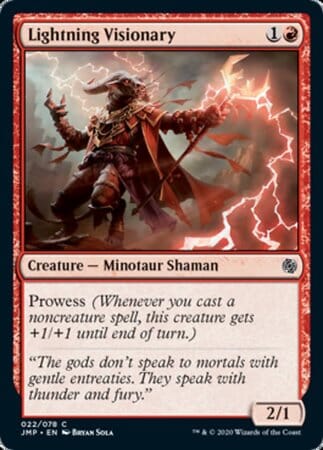 Lightning Visionary [Jumpstart] MTG Single Magic: The Gathering  | Multizone: Comics And Games