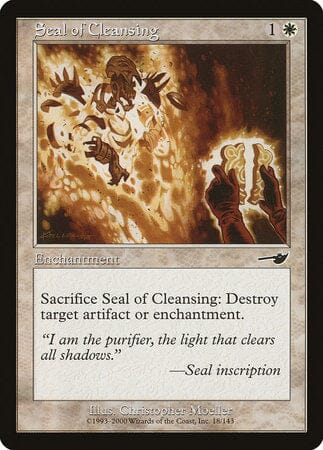 Seal of Cleansing [Nemesis] MTG Single Magic: The Gathering  | Multizone: Comics And Games