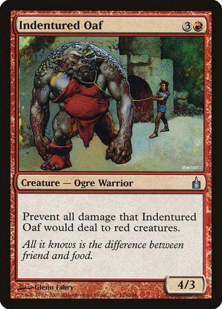 Indentured Oaf [Ravnica: City of Guilds] MTG Single Magic: The Gathering  | Multizone: Comics And Games