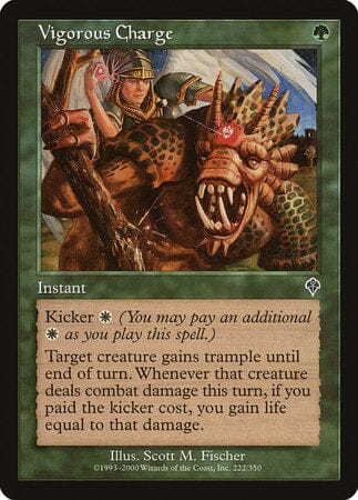 Vigorous Charge [Invasion] MTG Single Magic: The Gathering  | Multizone: Comics And Games