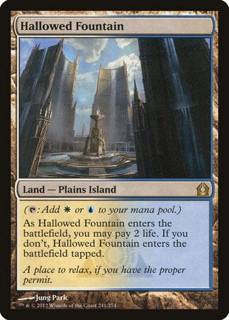 Hallowed Fountain [Return to Ravnica] MTG Single Magic: The Gathering  | Multizone: Comics And Games