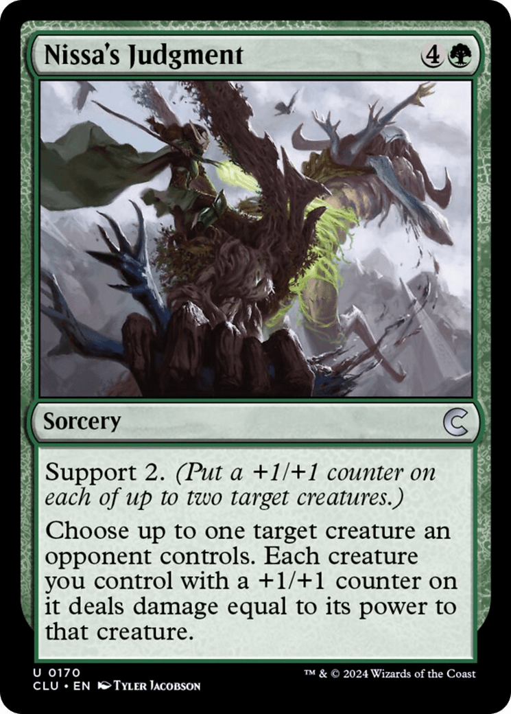 Nissa's Judgment [Ravnica: Clue Edition] MTG Single Magic: The Gathering  | Multizone: Comics And Games