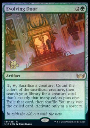 Evolving Door [Streets of New Capenna Prerelease Promos] MTG Single Magic: The Gathering  | Multizone: Comics And Games