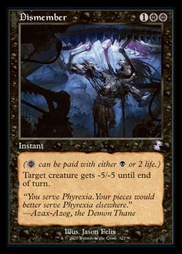 Dismember (Timeshifted) [Time Spiral Remastered] MTG Single Magic: The Gathering  | Multizone: Comics And Games
