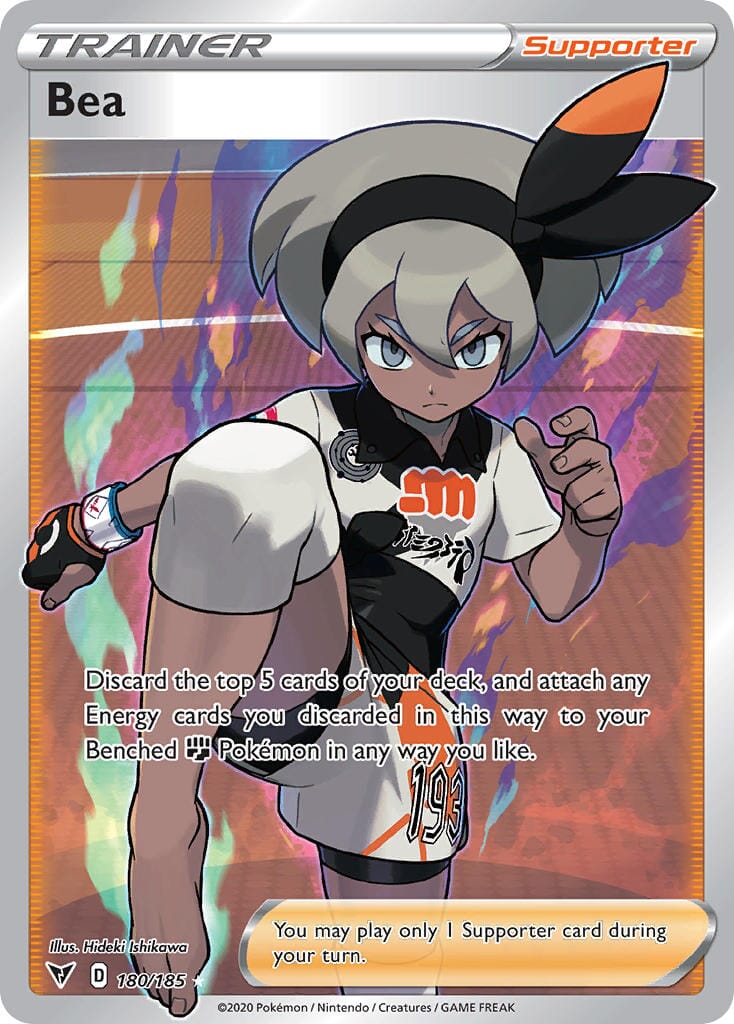 Bea (180/185) [Sword & Shield: Vivid Voltage] Pokemon Single Pokémon  | Multizone: Comics And Games