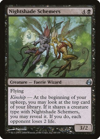 Nightshade Schemers [Morningtide] MTG Single Magic: The Gathering  | Multizone: Comics And Games