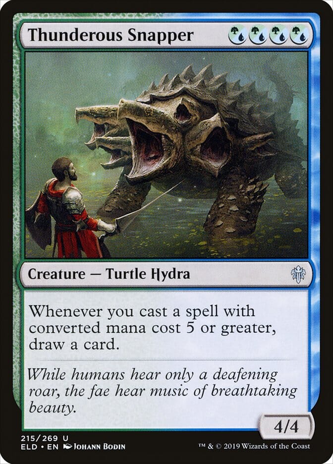 Thunderous Snapper [Throne of Eldraine] MTG Single Magic: The Gathering  | Multizone: Comics And Games
