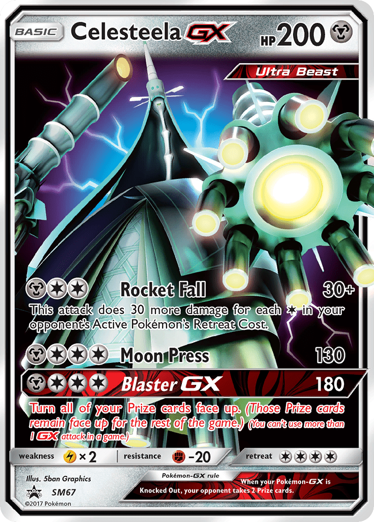 Celesteela GX (SM67) [Sun & Moon: Black Star Promos] Pokemon Single Pokémon  | Multizone: Comics And Games