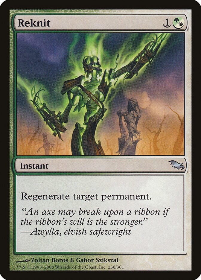Reknit [Shadowmoor] MTG Single Magic: The Gathering  | Multizone: Comics And Games