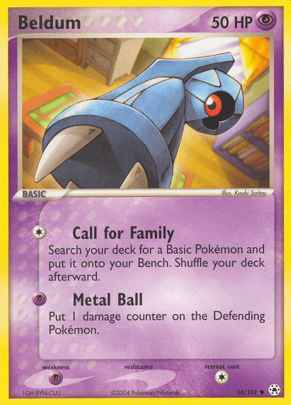 Beldum (54/101) [EX: Hidden Legends] Pokemon Single Pokémon  | Multizone: Comics And Games