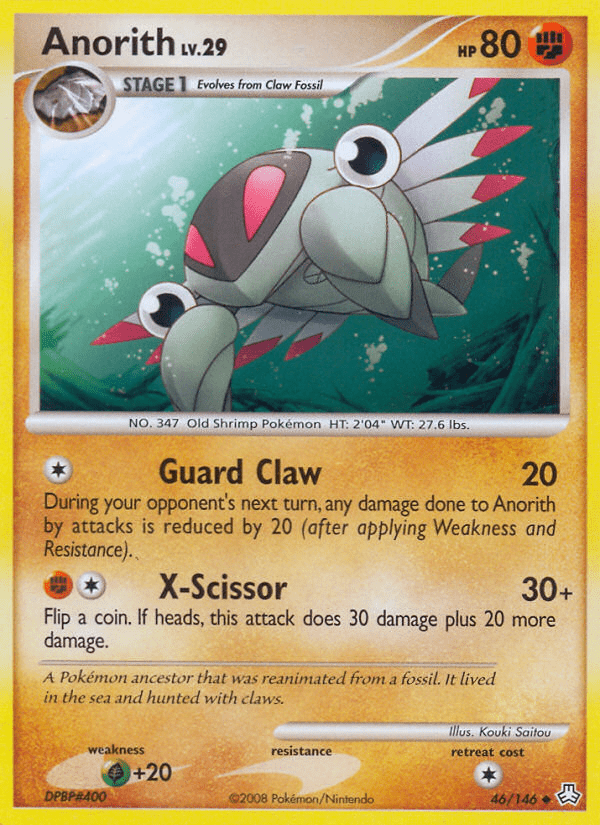 Anorith (46/146) [Diamond & Pearl: Legends Awakened] Pokemon Single Pokémon  | Multizone: Comics And Games