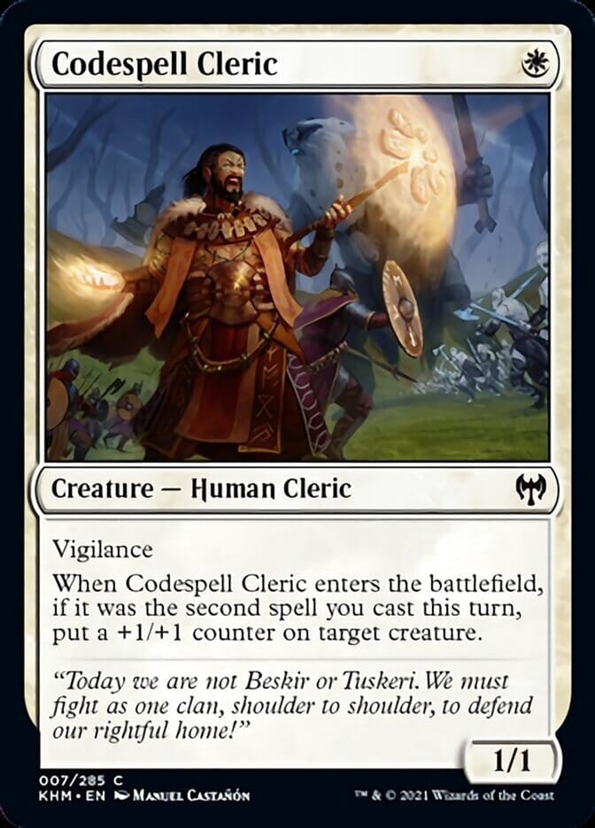 Codespell Cleric [Kaldheim] MTG Single Magic: The Gathering  | Multizone: Comics And Games