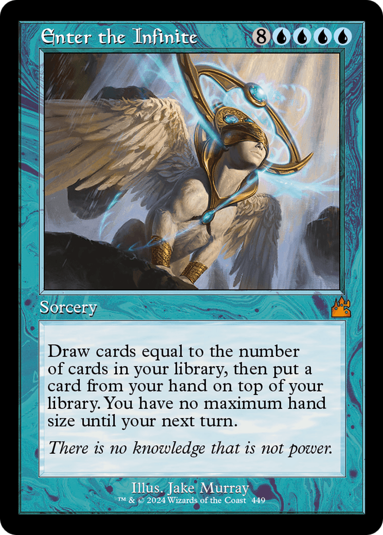 Enter the Infinite (Retro Frame) [Ravnica Remastered] MTG Single Magic: The Gathering  | Multizone: Comics And Games