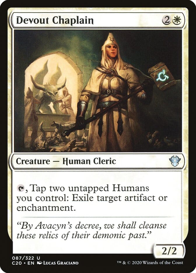Devout Chaplain [Commander 2020] MTG Single Magic: The Gathering  | Multizone: Comics And Games
