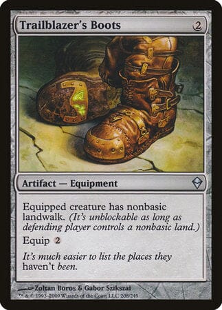 Trailblazer's Boots [Zendikar] MTG Single Magic: The Gathering  | Multizone: Comics And Games