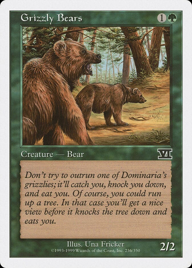 Grizzly Bears [Classic Sixth Edition] MTG Single Magic: The Gathering  | Multizone: Comics And Games