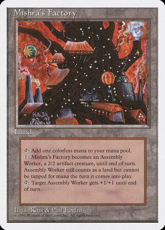 Mishra's Factory [Fourth Edition] MTG Single Magic: The Gathering  | Multizone: Comics And Games