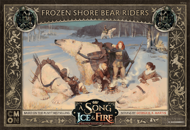 A Song of Ice & Fire: Frozen Shores Bear riders Miniatures CMON  | Multizone: Comics And Games