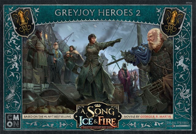 A Song of Ice & Fire: Greyjoy heroes 2 Miniatures CMON  | Multizone: Comics And Games