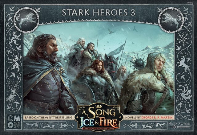 A Song of Ice & Fire: Stark Heroes III Miniatures CMON  | Multizone: Comics And Games