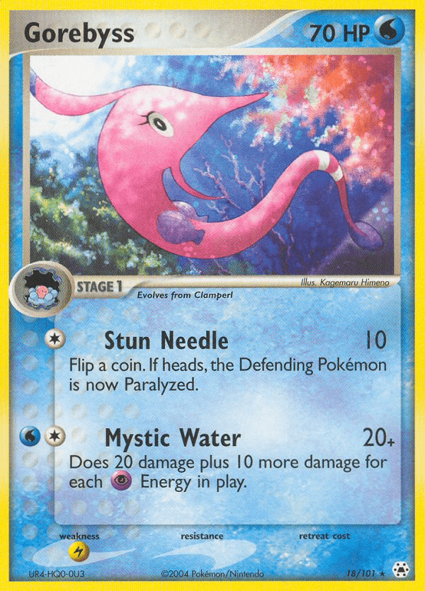 Gorebyss (18/101) [EX: Hidden Legends] Pokemon Single Pokémon  | Multizone: Comics And Games