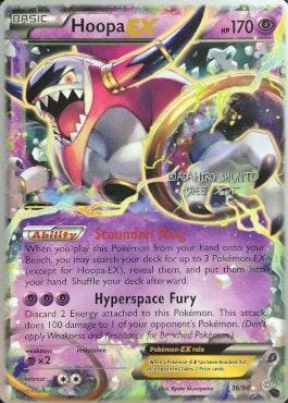 Hoopa EX (36/98) (Black Dragon - Shuntu Sadahiro) [World Championships 2016] Pokemon Single Pokémon  | Multizone: Comics And Games