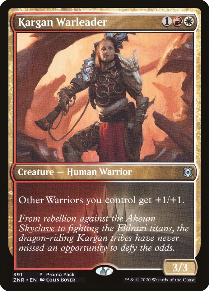 Kargan Warleader (Promo Pack) [Zendikar Rising Promos] MTG Single Magic: The Gathering  | Multizone: Comics And Games