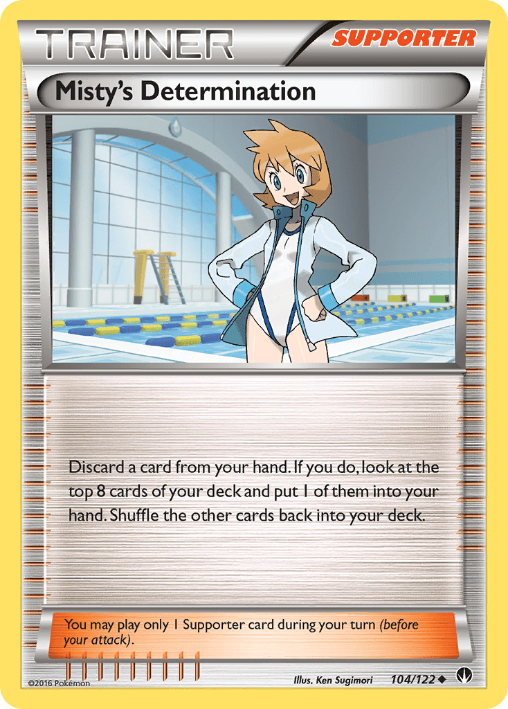 Misty's Determination (104/122) [XY: BREAKpoint] Pokemon Single Pokémon  | Multizone: Comics And Games