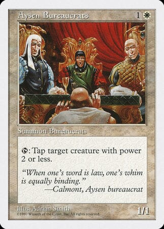 Aysen Bureaucrats [Fifth Edition] MTG Single Magic: The Gathering  | Multizone: Comics And Games